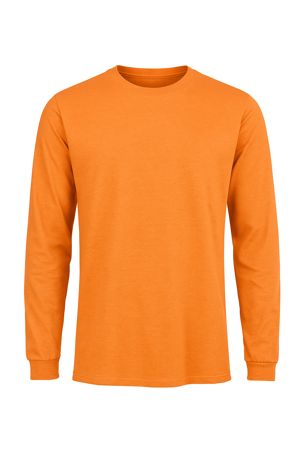 Camiseta manga larga naranja Indudotaciones